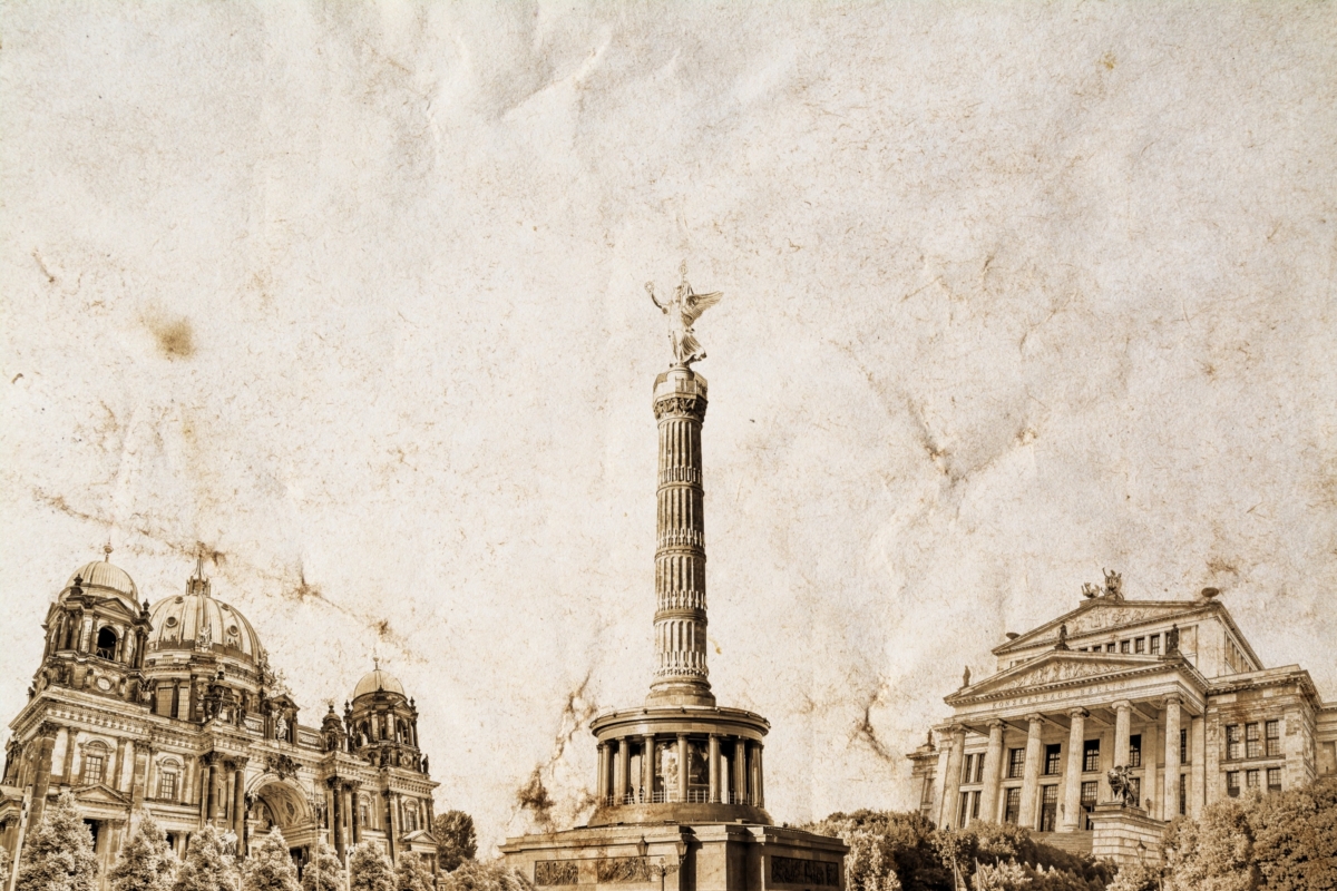 Berlin in Sepia – Berliner Dom, Siegessäule, Konzerthaus